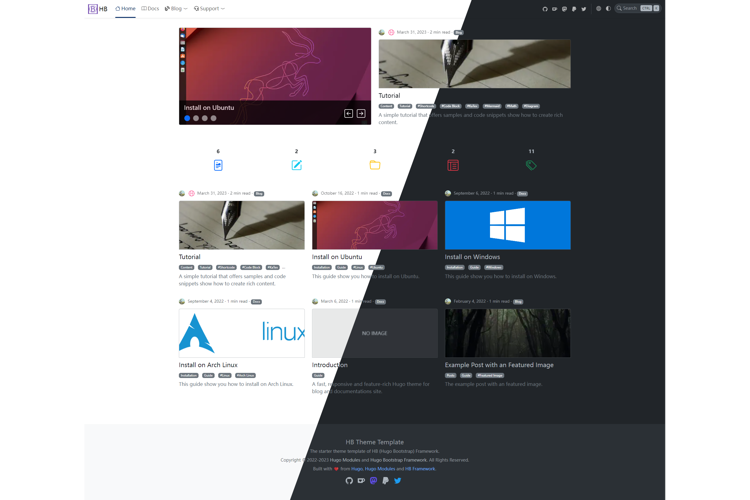 HB Starter Theme Template