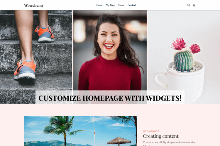Wowchemy Widget Pages